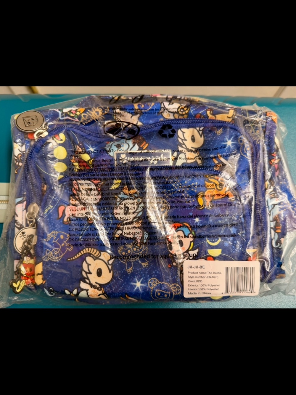 Jujube x Tokidoki The Bestie Crossbody and Be Set Lrg Pc Kawaii In The Sky